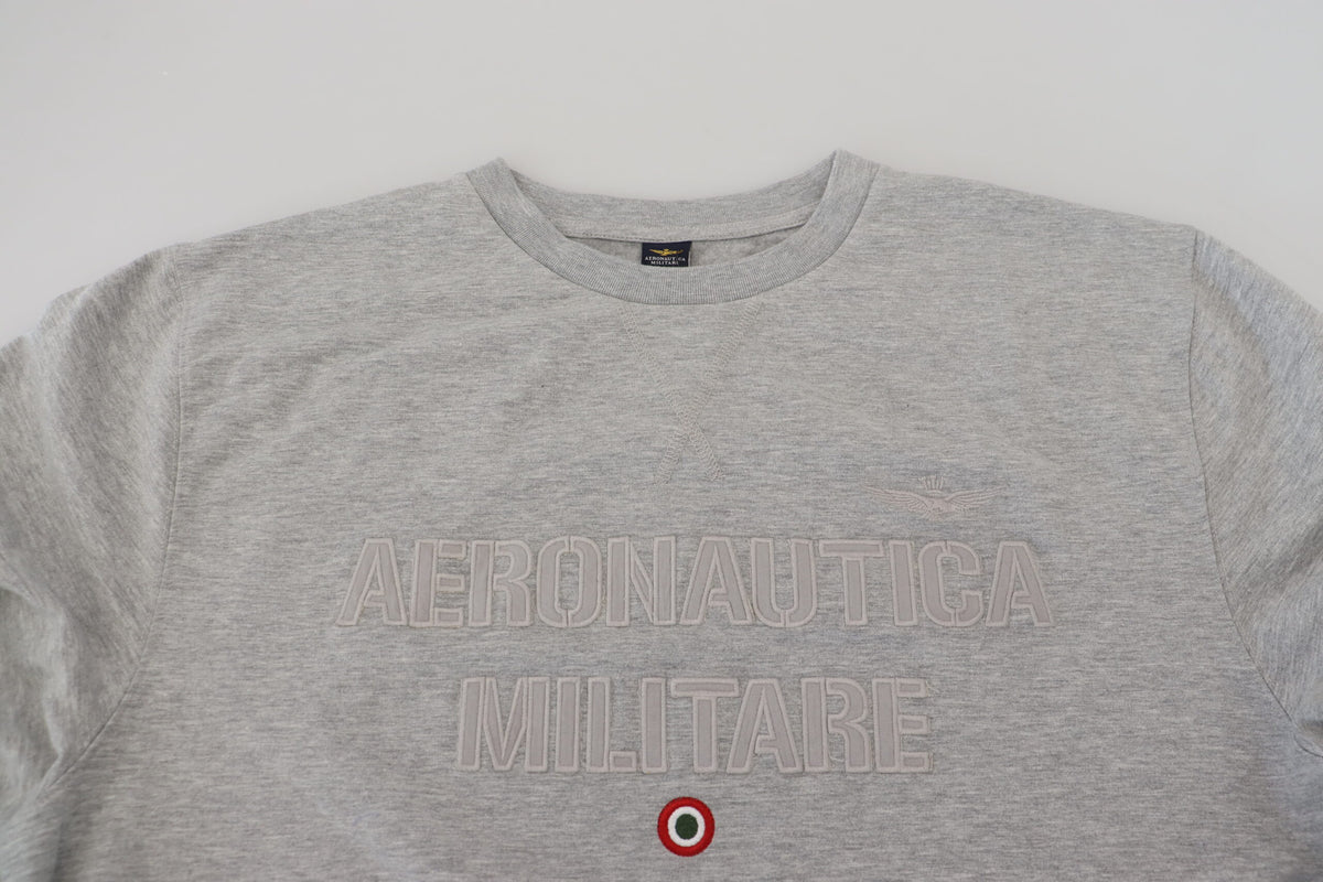 Aeronautica Militare Pullover Sweatshirt pour hommes - Gris