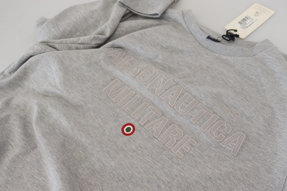 Aeronautica Militare Pullover Sweatshirt pour hommes - Gris