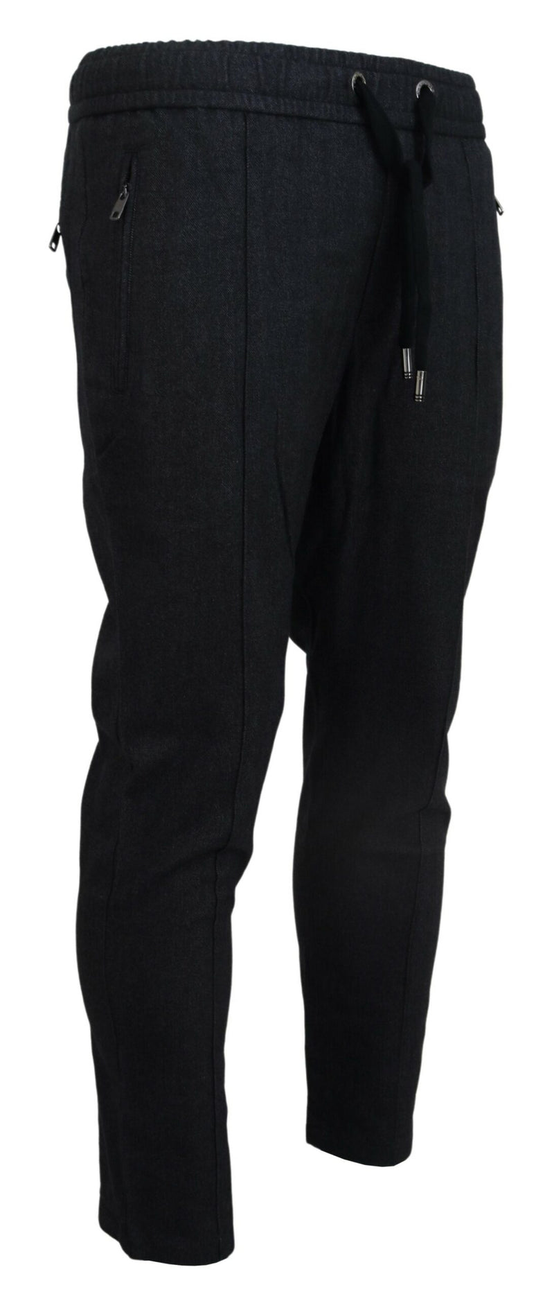 Dolce &amp; Gabbana grijze joggingbroek van katoen voor heren