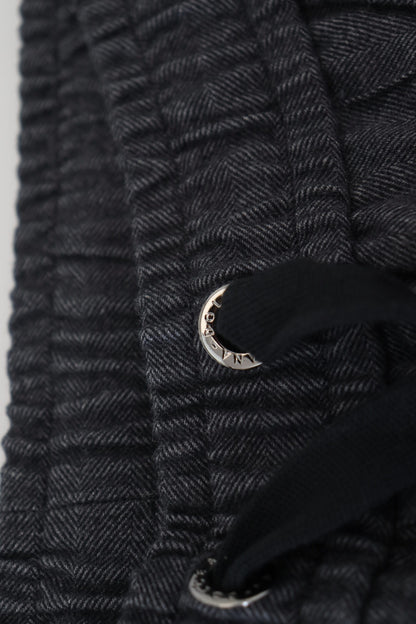 Pantalon jogging homme en coton gris Dolce & Gabbana
