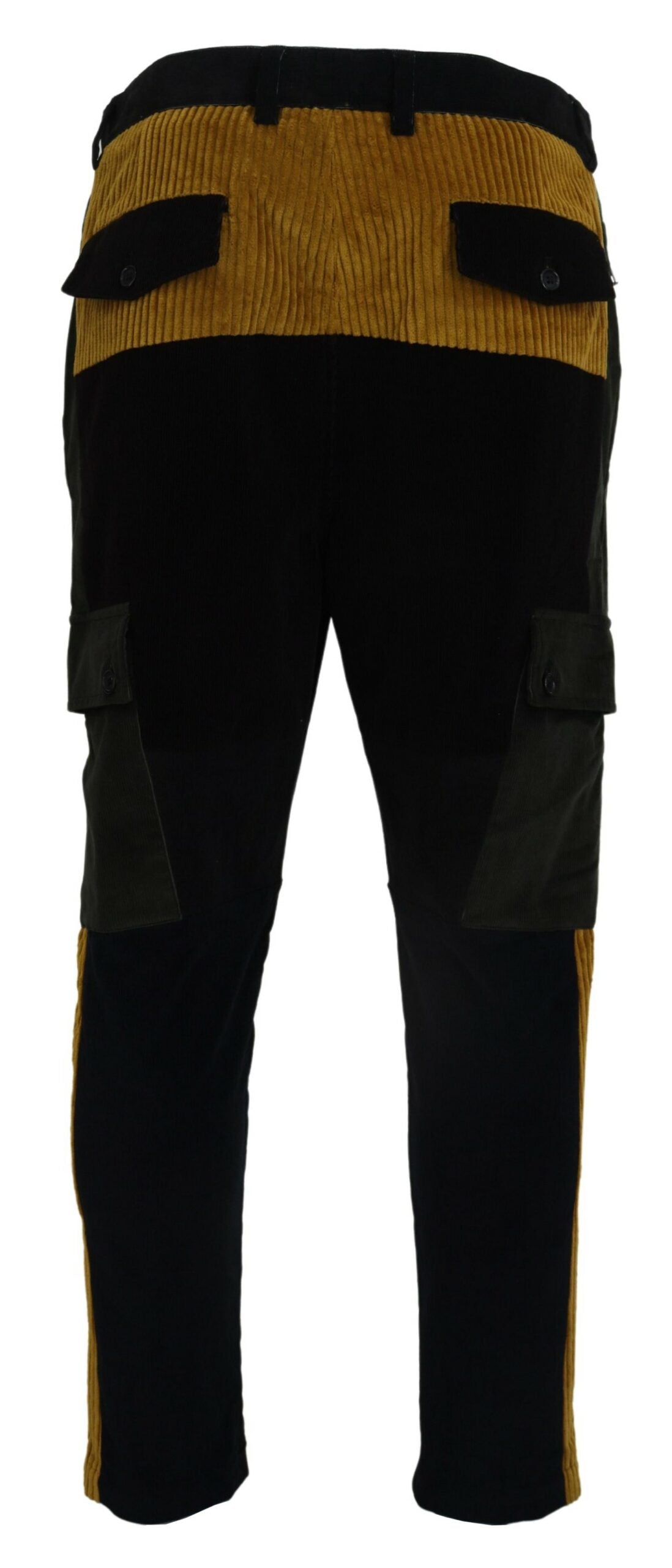 Pantalon homme Dolce &amp; Gabbana en coton noir et jaune