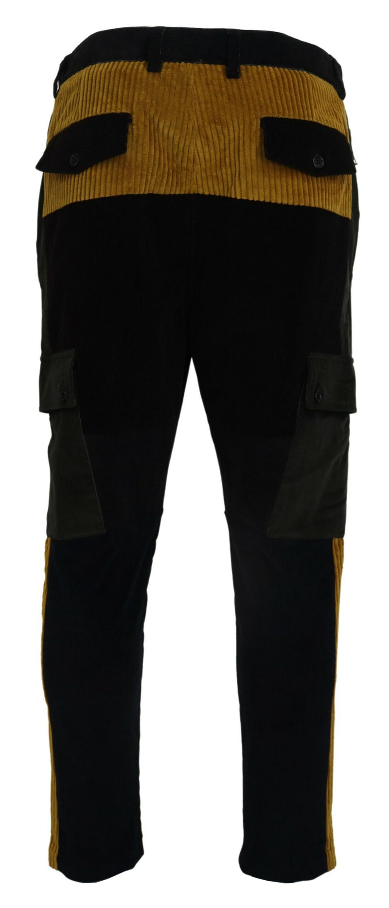 Pantalon homme Dolce &amp; Gabbana en coton noir et jaune