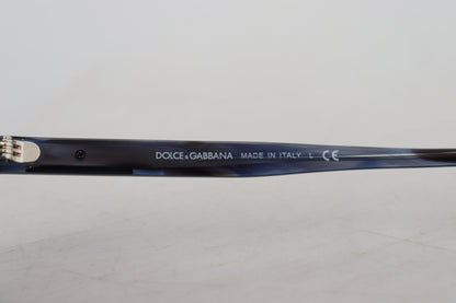 Lunettes de soleil à monture intégrale en acétate bleu Dolce & Gabbana DG4288