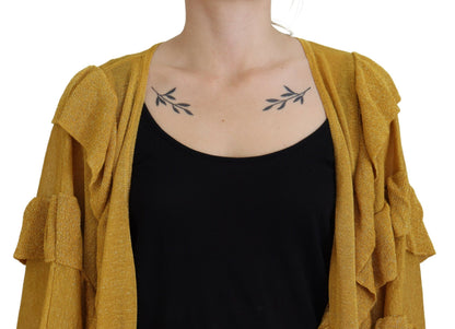 Aniye By Gold Lange Mouwen Gerimpelde Dames Cardigan Trui