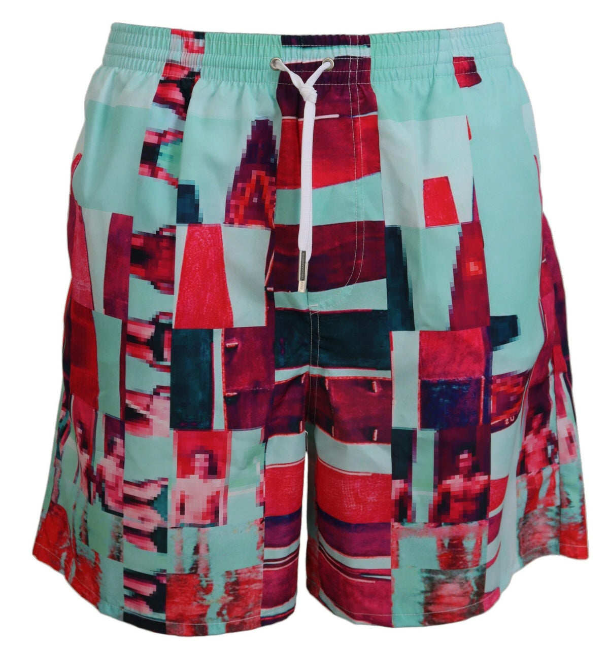 Dsquared² Multicolor Printed Beachwear Shorts for Men