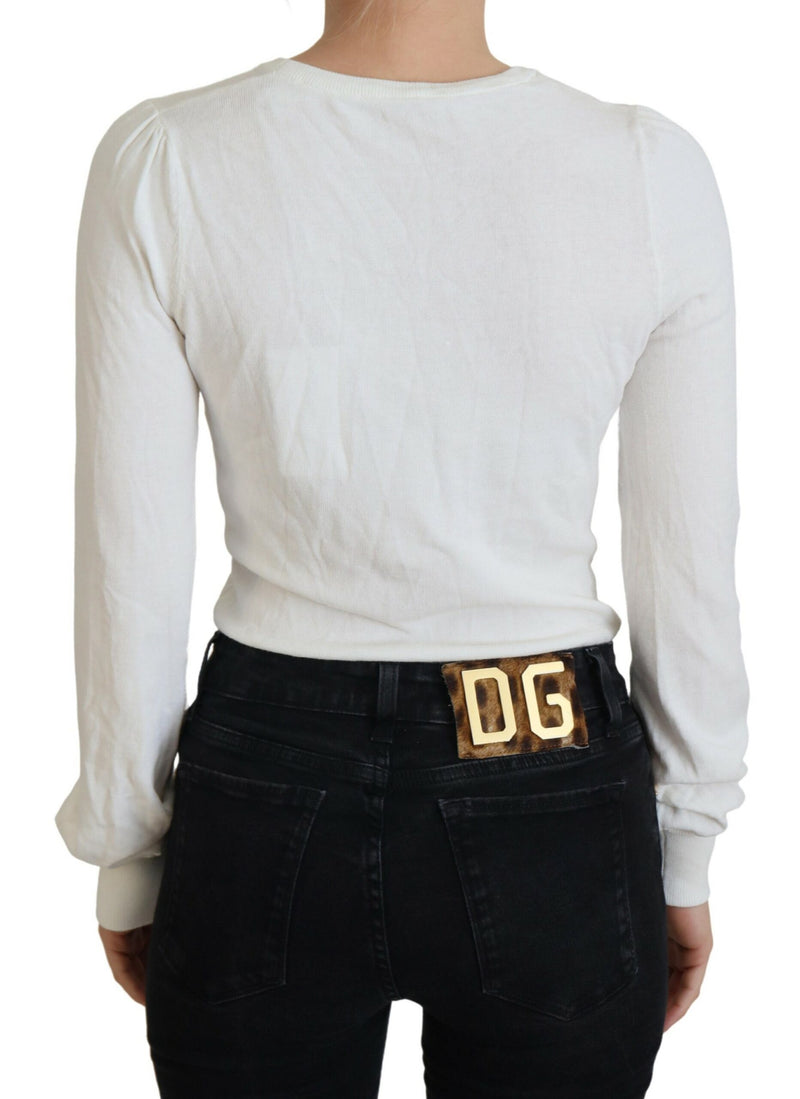 Patrizia Pepe Blouse Longue à Col V Écru pour Femme