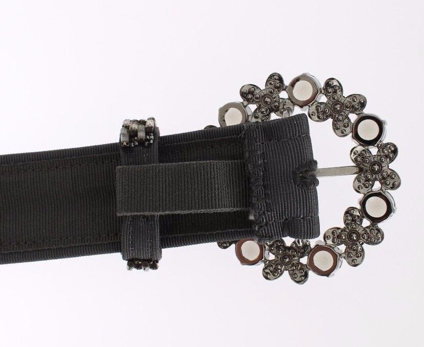 Dolce & Gabbana Ceinture Large Multicolore avec Boucle en Cristal
