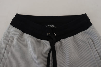 Dolce &amp; Gabbana grijze polyester joggingbroek