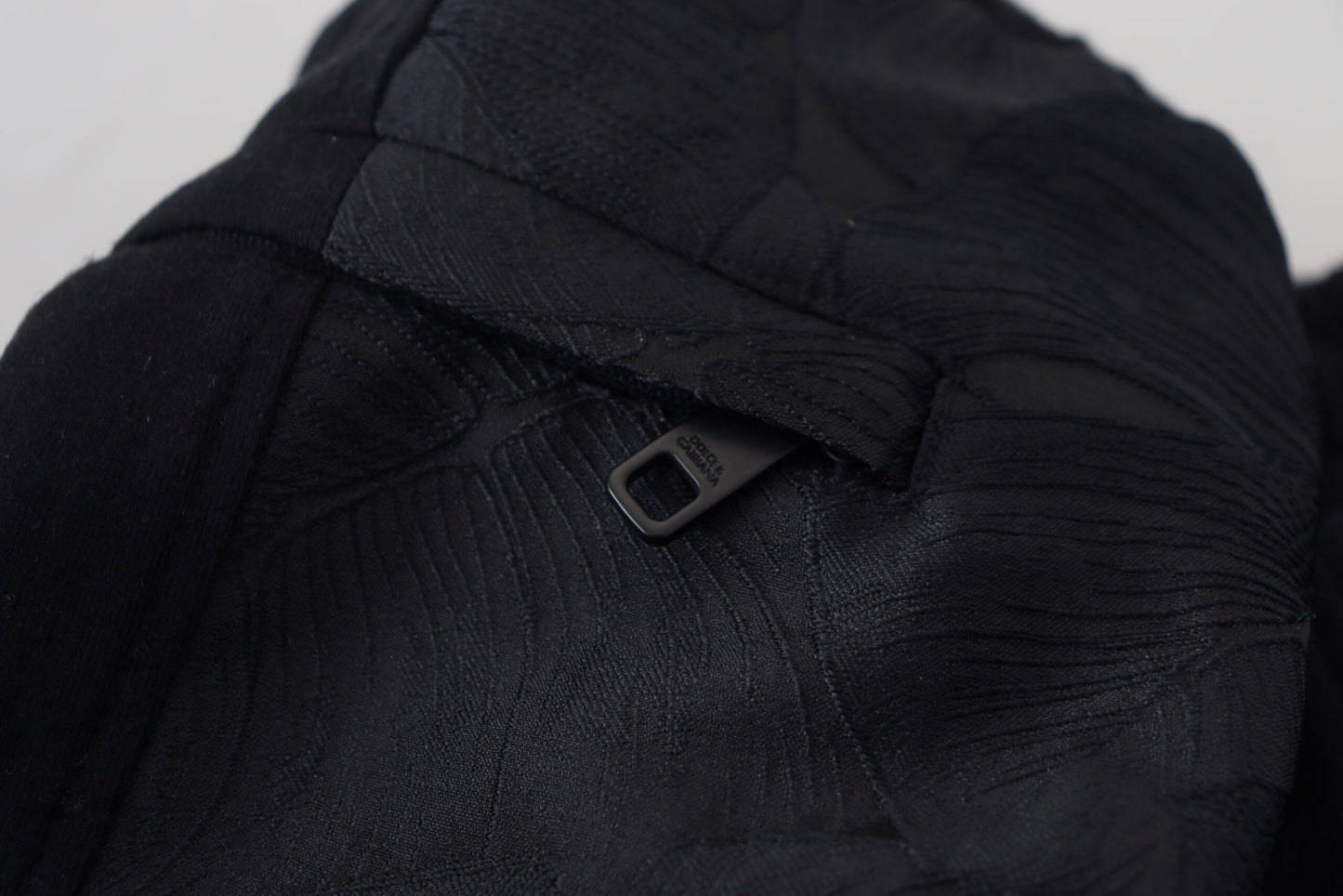 Pantalon de jogging skinny noir en polyester pour homme de Dolce &amp; Gabbana