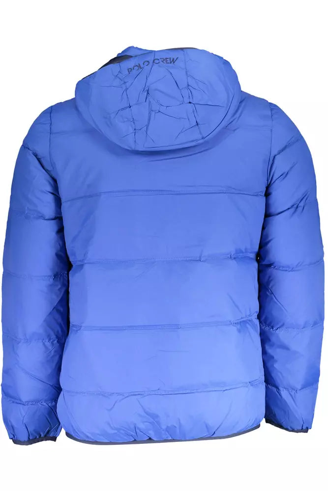 Veste La Martina Elite bleue avec capuche amovible