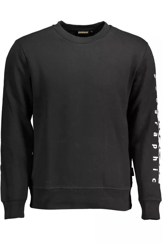 Napapijri: verhoog je stijl met een strak zwart sweatshirt.