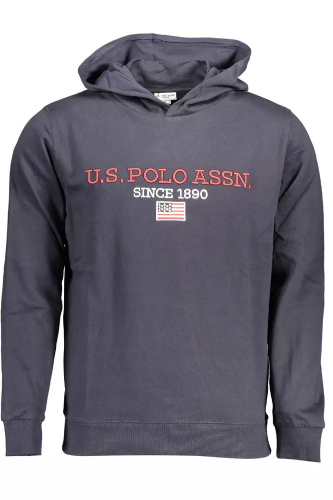 US POLO ASSN. Blauwe katoenen herensweater
