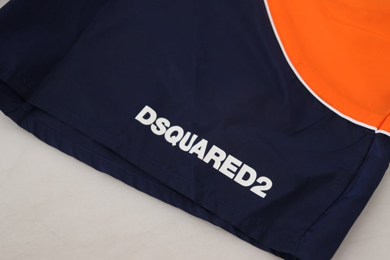 Dsquared² Multicolor Logo Print Swim Shorts for Men