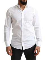 Chemise habillée en coton blanc MARTINI de Dolce &amp; Gabbana