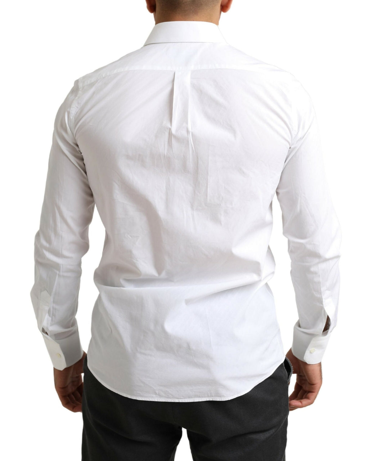 Chemise habillée en coton blanc MARTINI de Dolce &amp; Gabbana