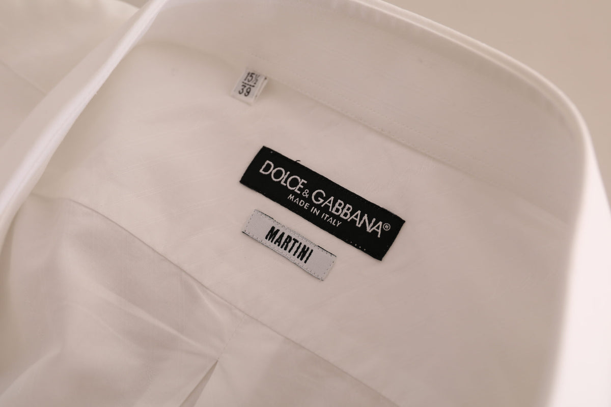 Chemise habillée en coton blanc MARTINI de Dolce &amp; Gabbana