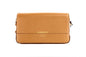Burberry Grace Petit sac à main à rabat en cuir lisse muscade