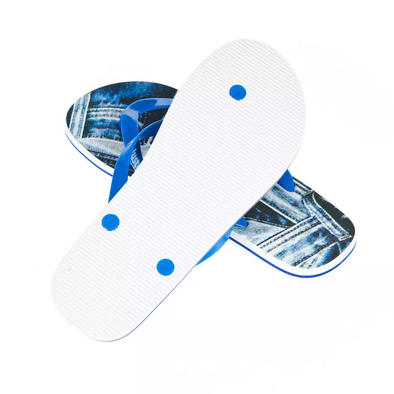 Just Cavalli Light Blue EVA Men Sandal - Stylish Summer Essential