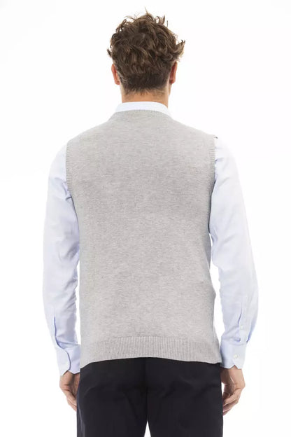 Alpha Studio Grijs Viscose Herenjack