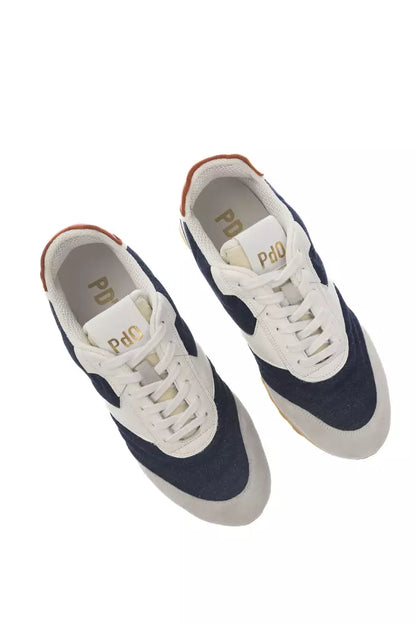 Pantofola D'Oro, baskets multicolores à lacets avec semelle en caoutchouc
