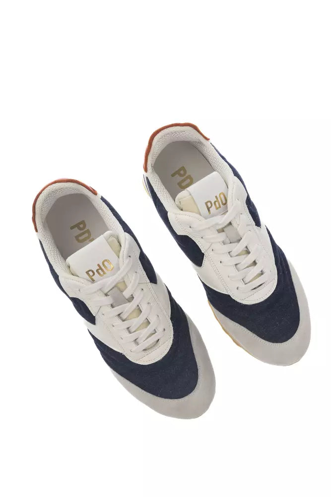 Pantofola D'Oro Meerkleurige Sneakers met Veters en Rubberen Zool