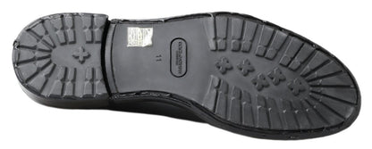 Dolce & Gabbana leren derby's in het zwart