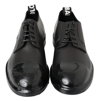 Dolce & Gabbana leren derby's in het zwart