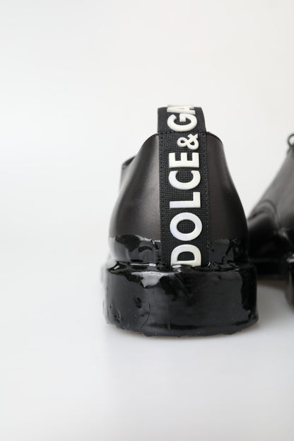 Dolce & Gabbana leren derby's in het zwart