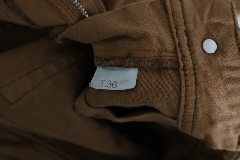 PLEIN SUD Jeans en Denim Slim Fit Marron en Coton