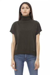 Baldinini Trend Green Wool Women Sweater - Luxe et Élégance