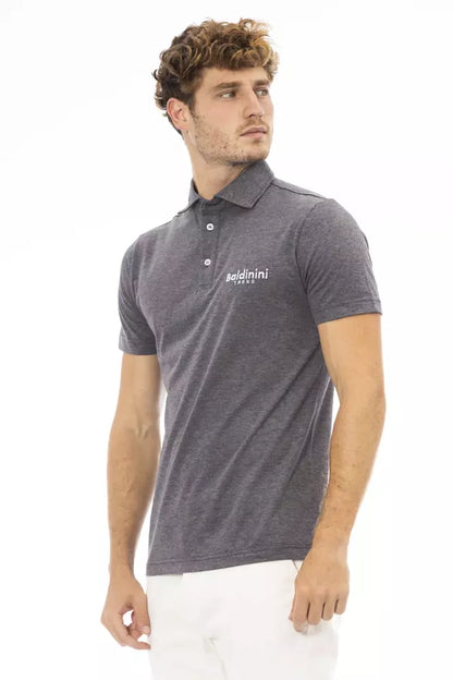 Baldinini Trend Grijs Katoenen Polo Shirt voor Heren