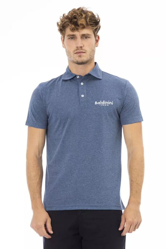 Baldinini Trend Blauw Katoenen Polo Shirt voor Heren
