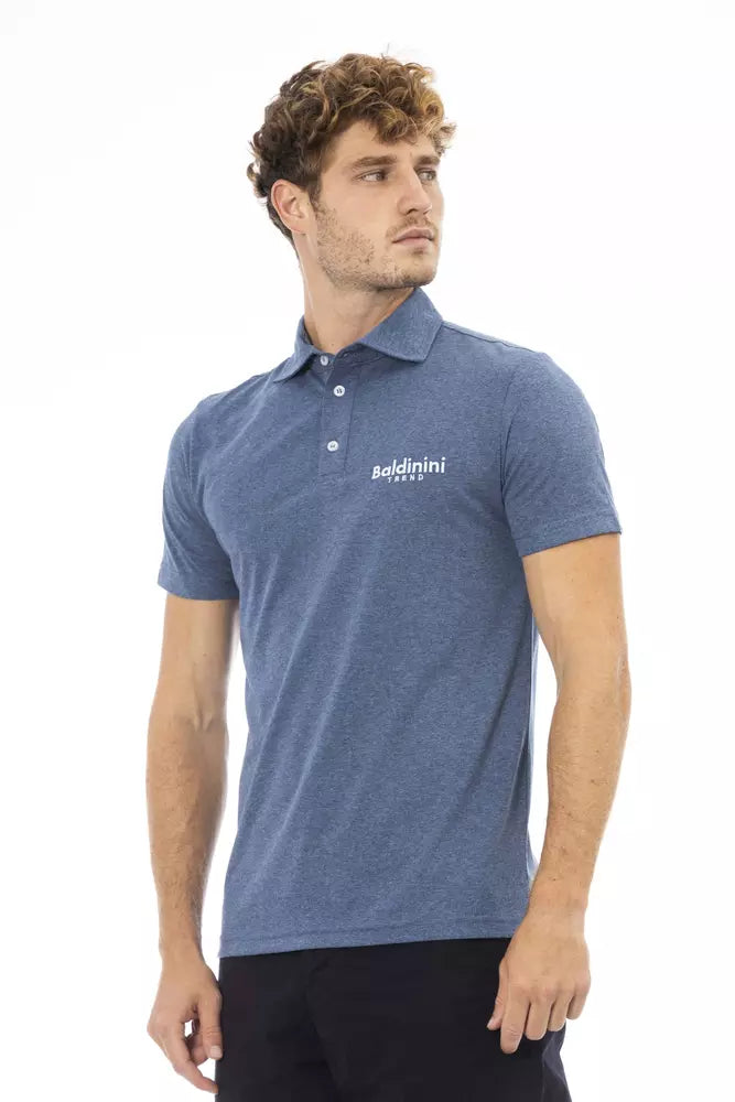 Baldinini Trend Blauw Katoenen Polo Shirt voor Heren