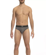 Cavalli Class Pack de Sous-vêtements en Coton Grise pour Homme