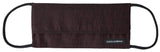 Dolce & Gabbana Maroon Pleated Elastic Ear Strap Face Mask
