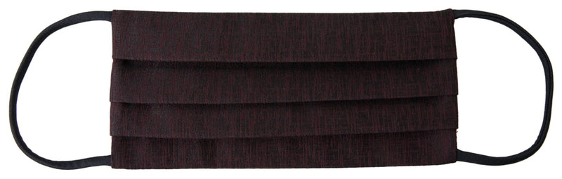 Dolce & Gabbana Masque en Élastique Plissé Marron