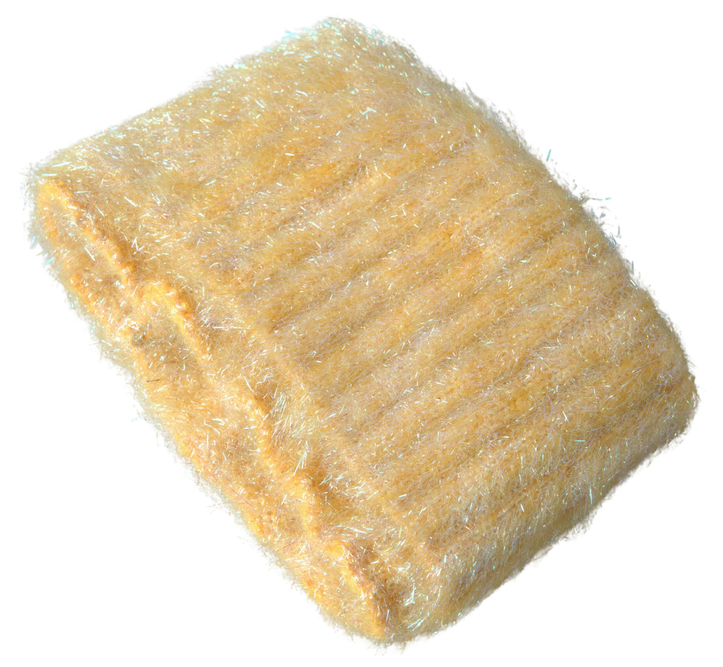 Foulard tour de cou Dolce & Gabbana jaune en fibre de mohair et polyester