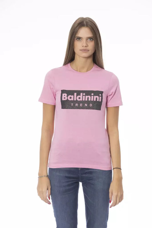 Baldinini Trend Multicolour Katoenen Dames T-Shirt