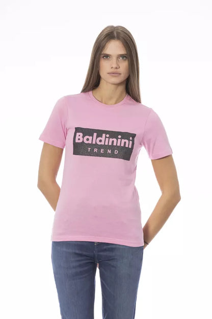 Baldinini Trend Multicolour Katoenen Dames T-Shirt