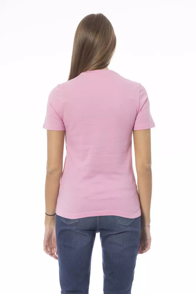 Baldinini Trend Multicolour Katoenen Dames T-Shirt