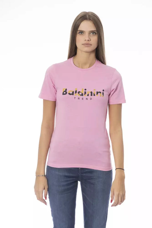 Baldinini Trend Multicolour Katoenen Dames T-Shirt