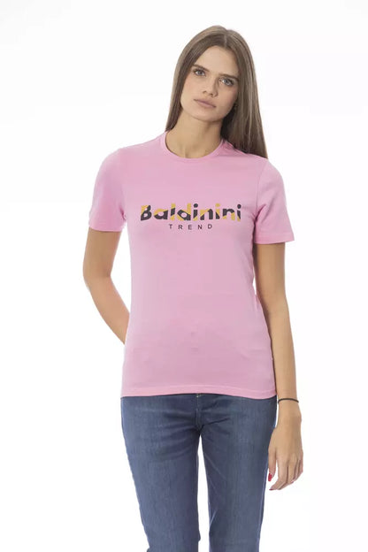 Baldinini Trend Multicolour Katoenen Dames T-Shirt
