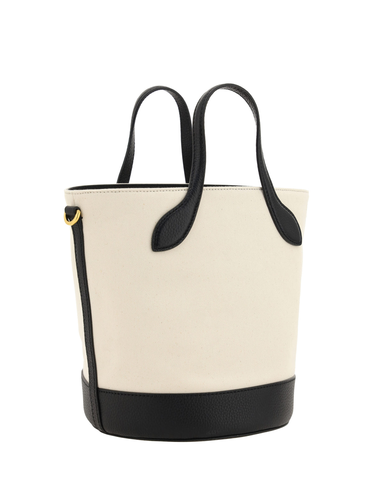 Bally Elegant Monogram Bucket Bag - Noir & Blanc