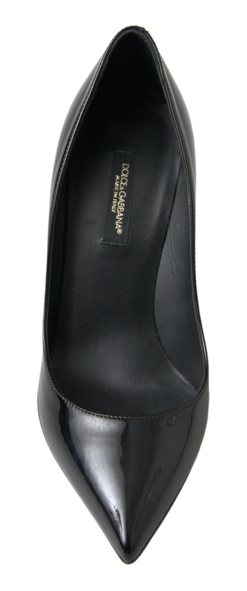 Dolce & Gabbana Black Patent Leather High Heels Pumps