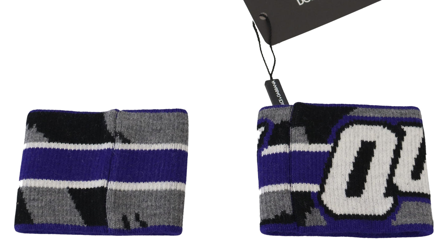Ensemble deux pièces de bracelets Dolce & Gabbana à logo violet
