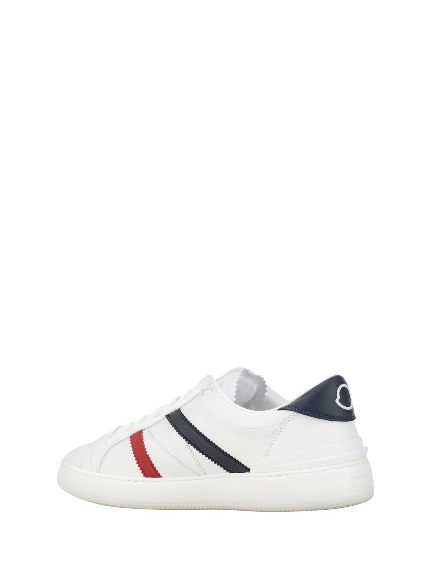 Moncler Monaco M herensneakers in elegant wit.