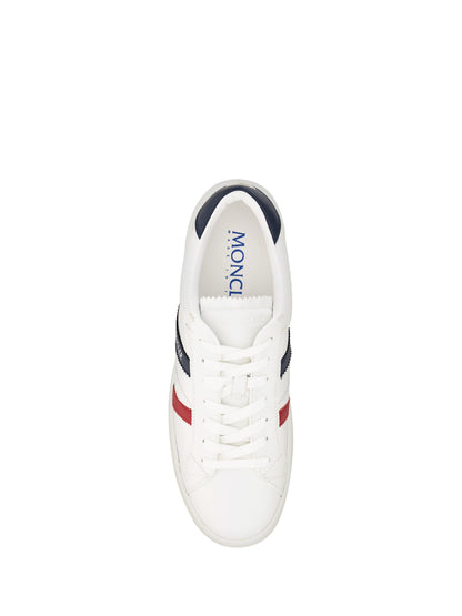 Moncler Monaco M herensneakers in elegant wit.