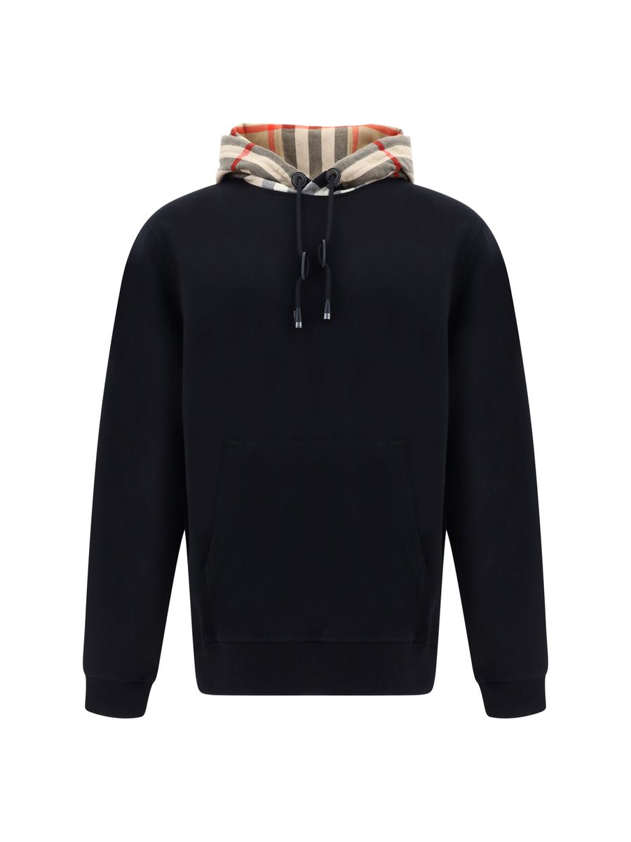 Burberry Elegant Oversize Zwarte Samuel Hoodie