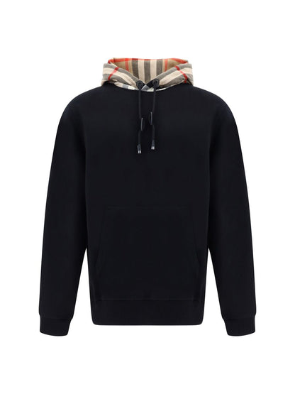 Burberry Elegant Oversize Zwarte Samuel Hoodie