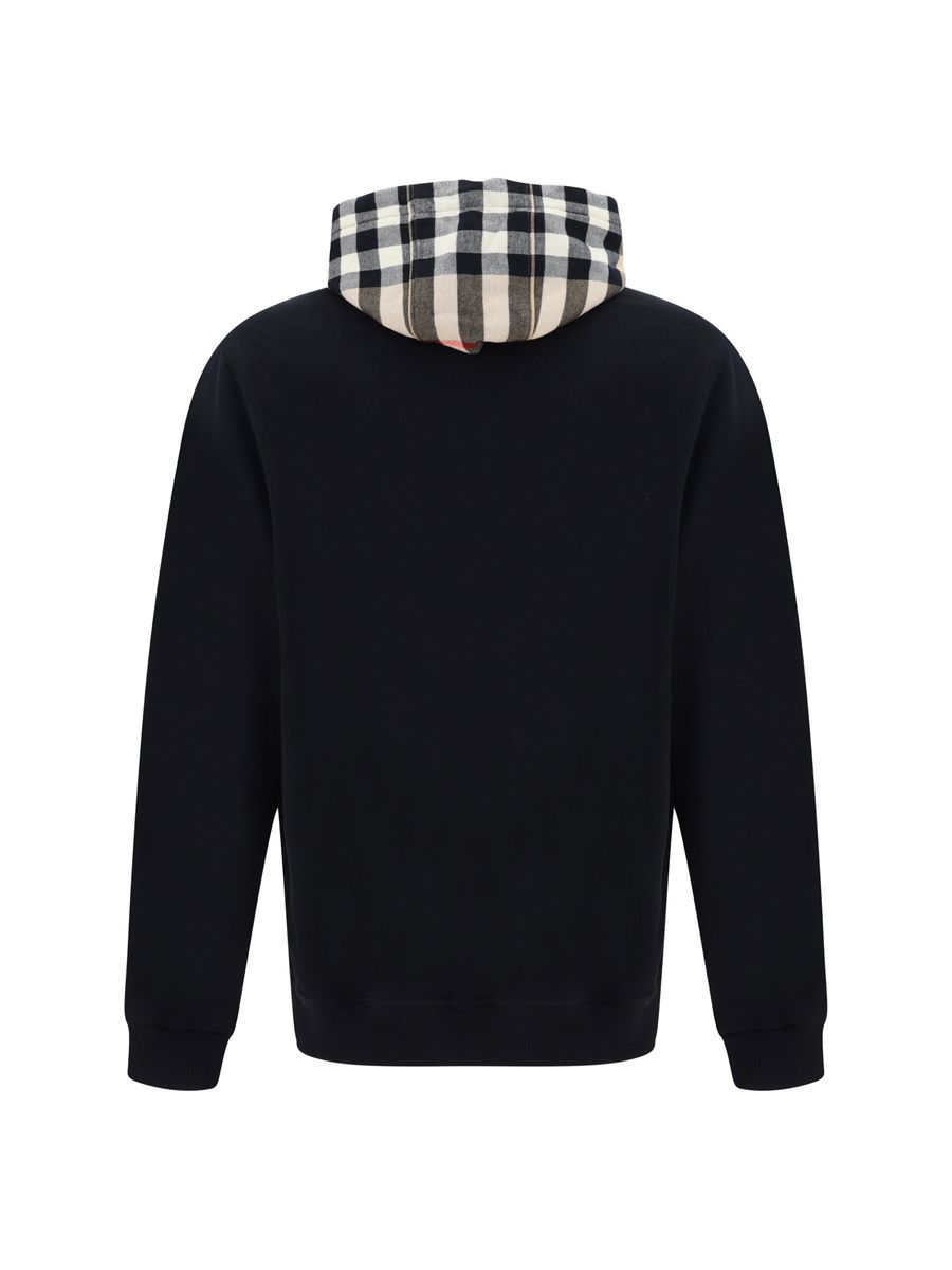 Burberry Elegant Oversize Zwarte Samuel Hoodie
